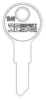 SECURITY EDGE KEY BLANK YA4R