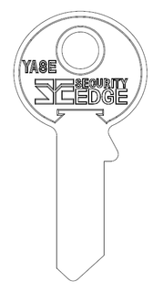 SECURITY EDGE KEY BLANK YA8E