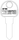 SECURITY EDGE KEY BLANK HF75R