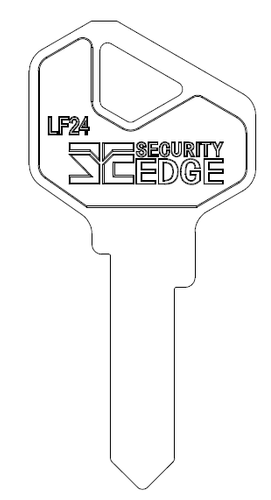 SECURITY EDGE KEY BLANK LF24
