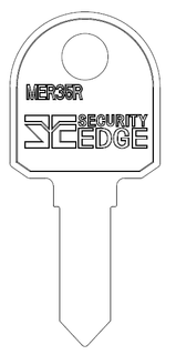 SECURITY EDGE KEY BLANK MER35R