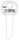 SECURITY EDGE KEY BLANK YA1E