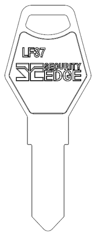 SECURITY EDGE KEY BLANK LF37