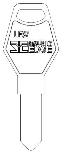SECURITY EDGE KEY BLANK LF37