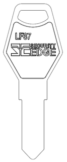 SECURITY EDGE KEY BLANK LF37