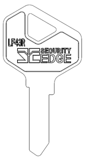 SECURITY EDGE KEY BLANK LF43R