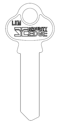 SECURITY EDGE KEY BLANK LKM A-F