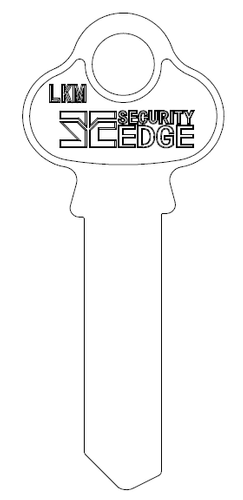 SECURITY EDGE KEY BLANK LKM A-F