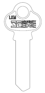 SECURITY EDGE KEY BLANK LKM A-F