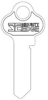 SECURITY EDGE KEY BLANK LW4