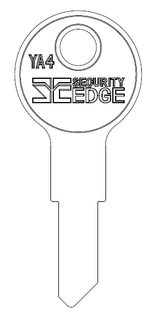 SECURITY EDGE KEY BLANK YA4