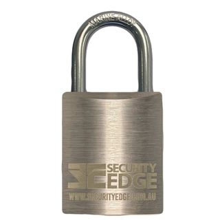SECURITY EDGE S 45MM PADLOCK, 27MM MARINE ALLOY SHACKLE BK