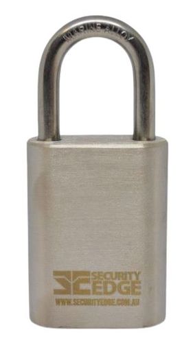 SECURITY EDGE S 40MM PADLOCK, 27MM MARINE ALLOY SHACKLE BK