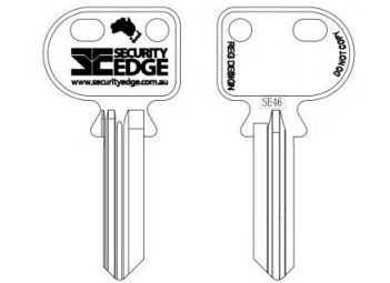 SE46 KEY, 6 PIN SECURITY EDGE