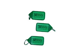 SECURITY EDGE PLASTIC KEY TAG - GREEN