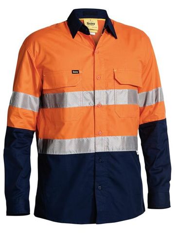 Bisley 3M Taped Hi Vis X Airflow&trade; Ripstop Shirt