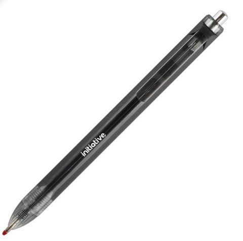 PEN BALLPOINT RETRACTABLE FINE 0.7MM BLACK (PK=12)