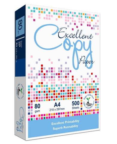 EXCELLENT COPY PAPER A4 80GSM WHITE