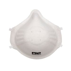 RESPIRATOR P2, NO VALVE * NOW WITH IMPROVED NOSE FLANGE 20 BOX *