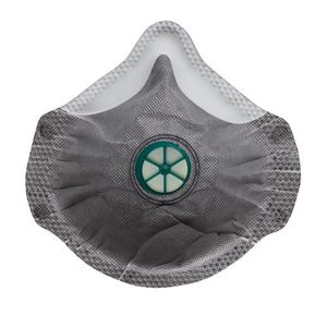 RESPIRATOR P2, W/VALVE & CARBON FILTER * NOW WITH IMPROVED NOSE FLANGE