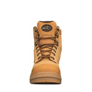 Olivers Lace Up Zip Side Boot                     -10  -Wheat