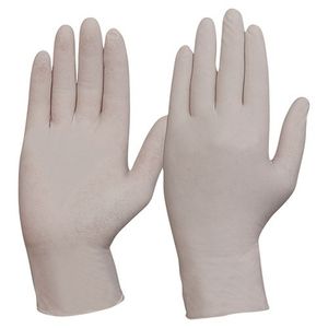 WHITE POWDER FREE  DISP GLOVES- BOX OF 100 PIECES -L