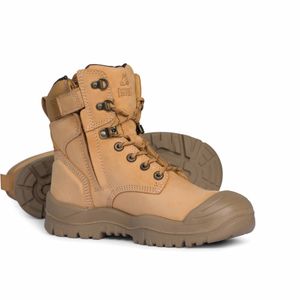 Mongrel High Leg Zipsider Boot w/Scuff Cap        -10  -Wheat