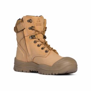 Mongrel High Leg Zipsider Boot w/Scuff Cap        -10  -Wheat