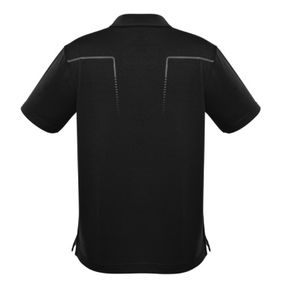 Cyber Mens Polo                -L  -BLACK/SILVER