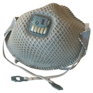 PRO-MESH RESPIRATOR P2, WITH VALVE 3 PIECE BLISTER PACK