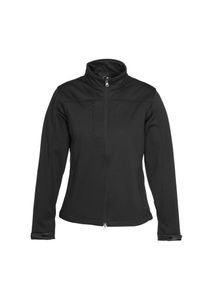 LADIES SOFT SHELL JACKET                          -M  -BLACK