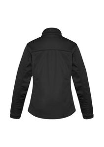 LADIES SOFT SHELL JACKET                          -M  -BLACK