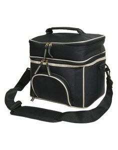 TRAVEL COOLER BAG                                 -BLACK/SILVER