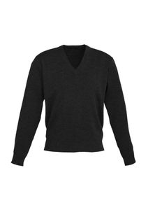 Woolmix Mens Jumper                               -M  -BLACK