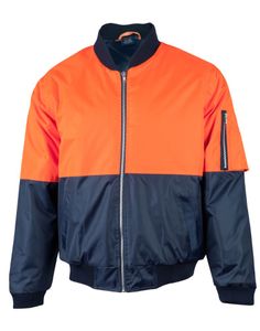 AIW HI VIS TWO TONE FLYING JACKET                 -3XL-YELLOW/NAVY