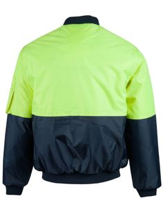 AIW HI VIS TWO TONE FLYING JACKET                 -3XL-YELLOW/NAVY