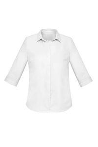 LADIES CHARLIE 3/4 SHIRT-14  -SILVER