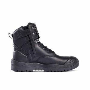 Mongrel High Leg Zipsider Boot w/Scuff Cap        -10  -Black