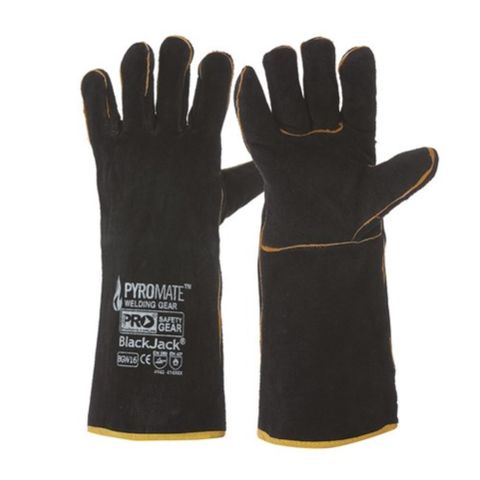 PRO CHOICE BLACK JACK BLACK & GOLD WELDING GLOVES