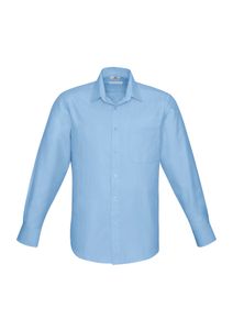Preston Mens L/S Shirt-L-BLUE