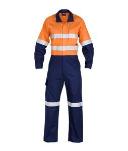 King Gee Workcool 2 Refl Spliced Combo Overall PTN