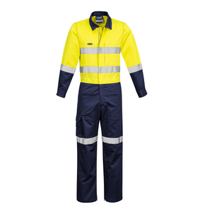 Syzmik Mens Rugged Taped Coverall                 -92R-YELLOW/NAVY