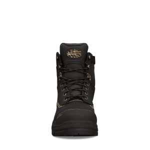 Olivers Zip Side Lace Up Boot
