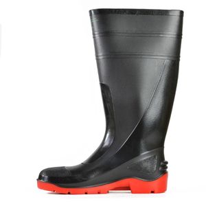 Bata Utility 400 Safe Gumboot Black/Red           -10 -Black