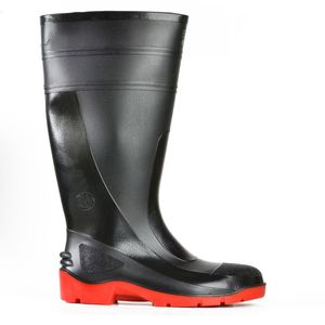 Bata Utility 400 Safe Gumboot Black/Red           -10 -Black