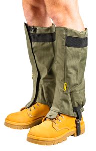 RUGGED XTREMES SNAKE GAITERS LONG CANVAS-305-GREEN