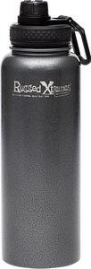 RUGGED XTREMES VACUUM INSULATED S/S THERMAL BOTTLE-1100ml-BLACK