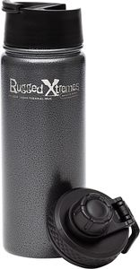 RUGGED XTREMES VACUUM INSULATED S/S THERMAL BOTTLE-550ml-BLACK