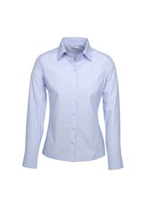 Ambassador Ladies Long Sleeve Shirt               -10 -BLUE