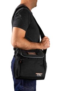 RUGGED XTREMES COOL CRIB INSULATED CANVAS BAG-206-BLACK